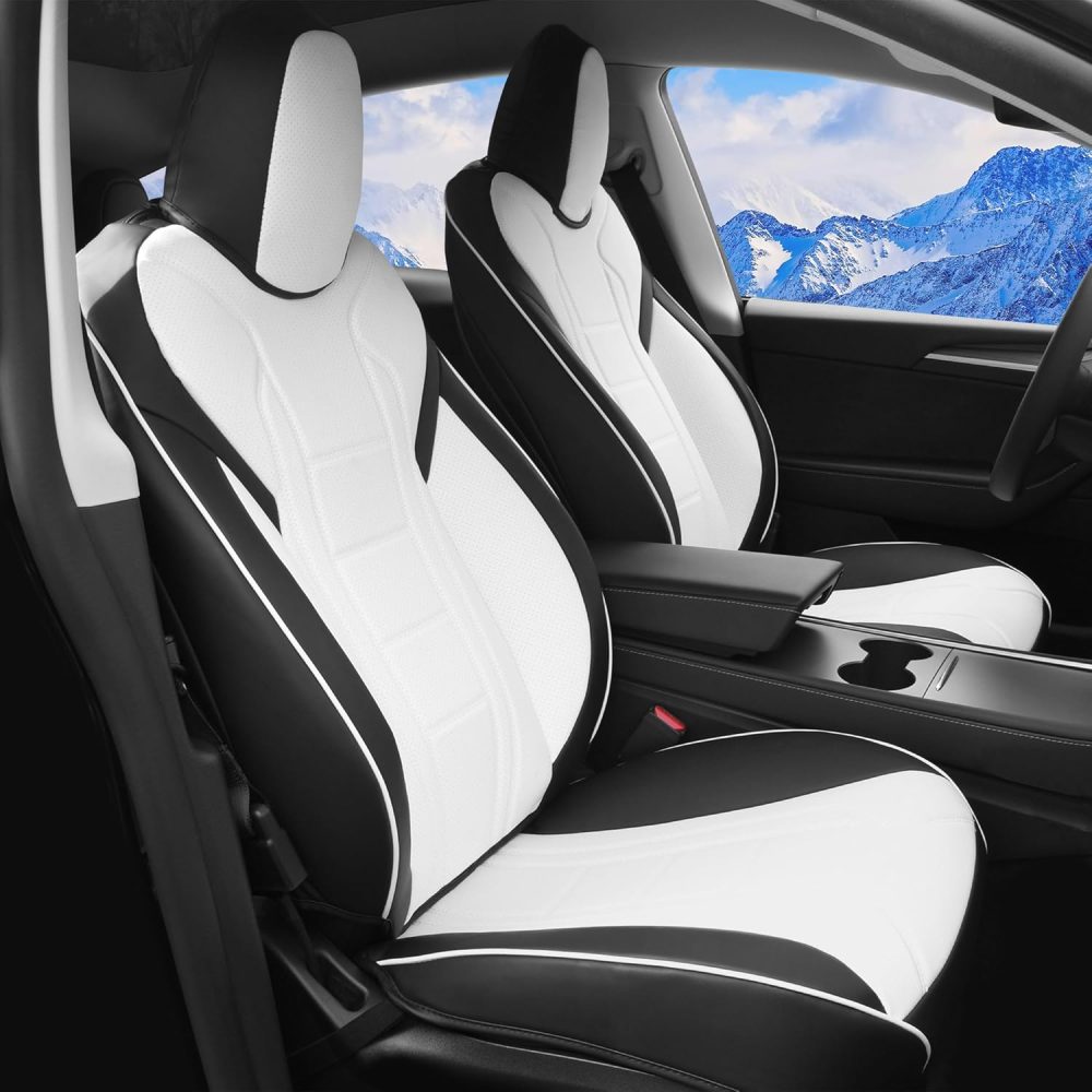 Luxury Front Car Seat Cover Set Black